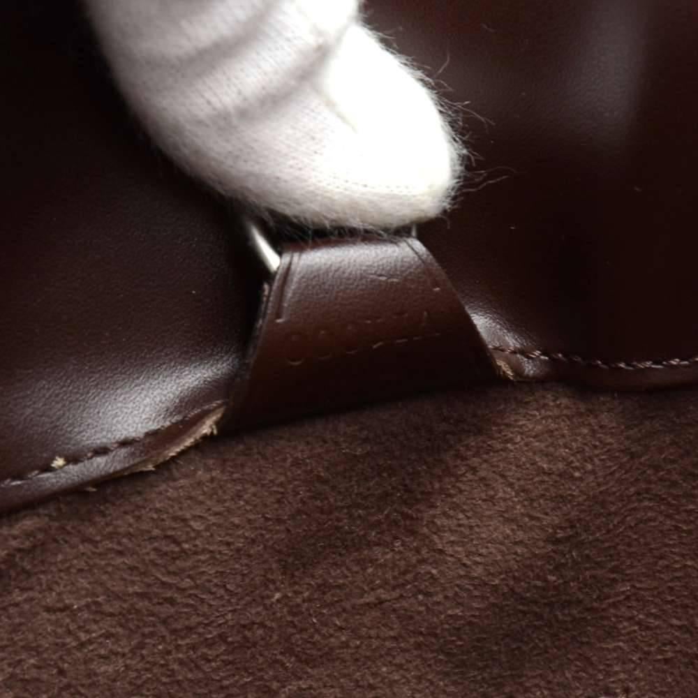 Louis Vuitton Noctambule Dark Brown Epi Leather Hand Bag 3