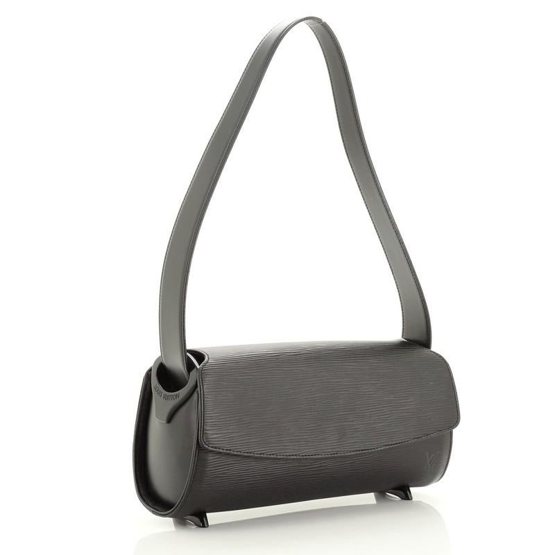 Black Louis Vuitton Nocturne Handbag Epi Leather PM