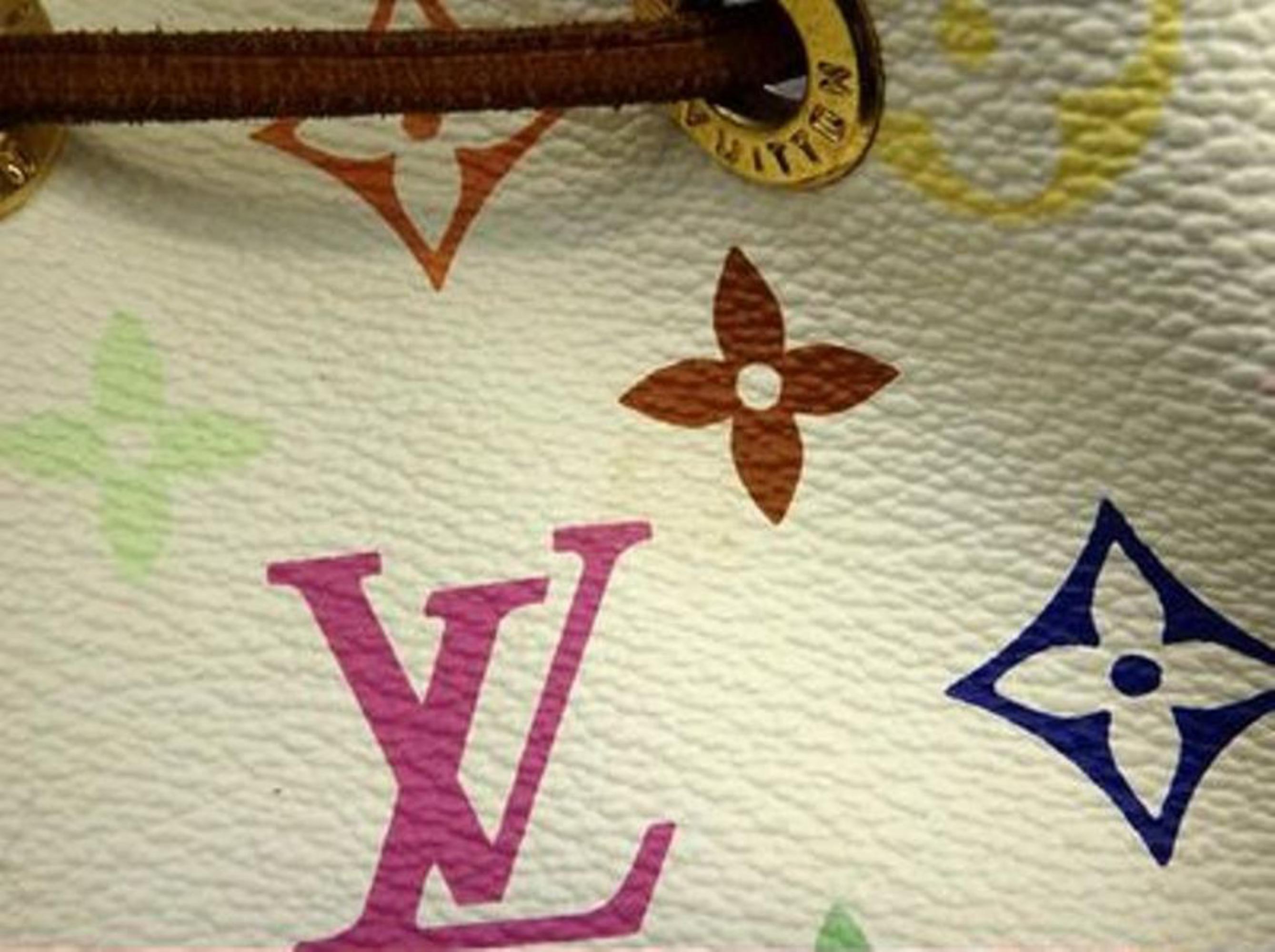 Louis Vuitton Noe 220162 Mulitcolor Coated Canvas Shoulder Bag For Sale 8