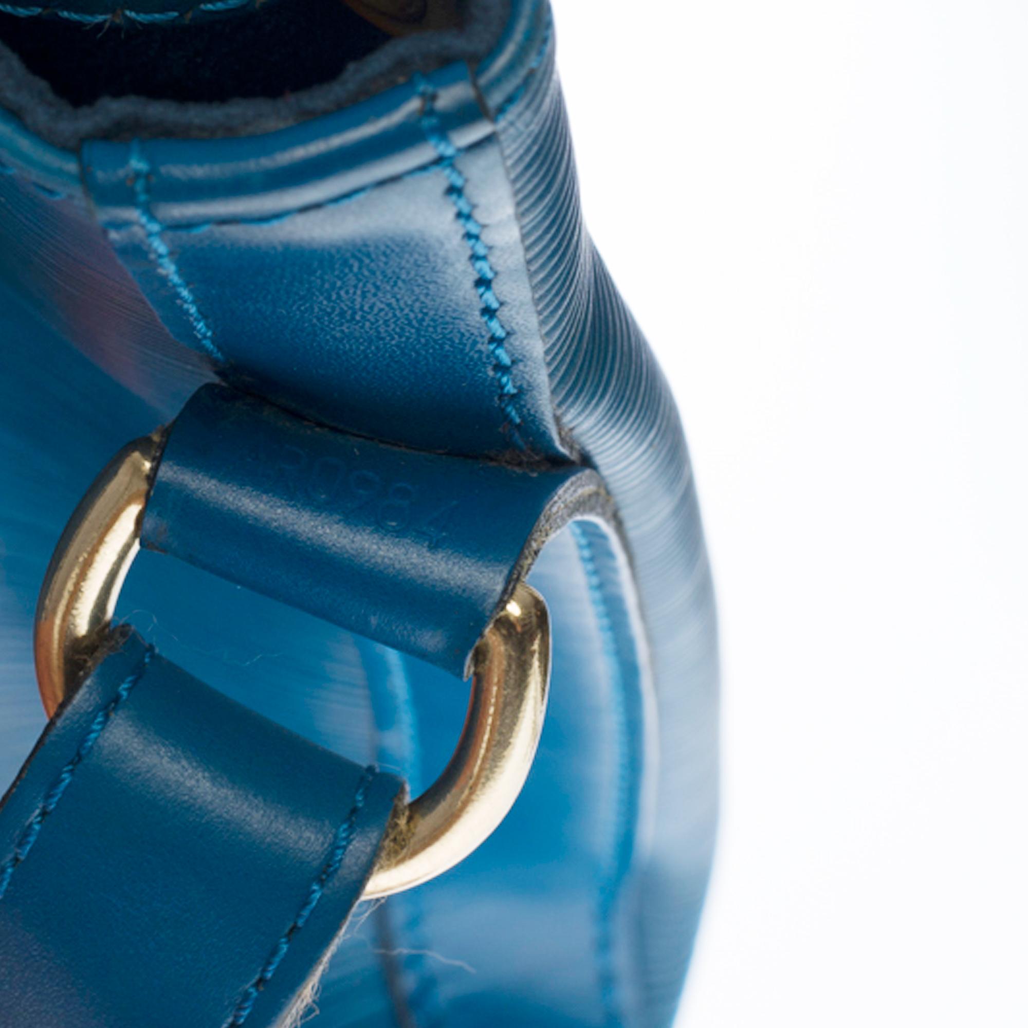 Louis Vuitton Noé Grand modele shoulder bag in blue epi leather with GHW 1