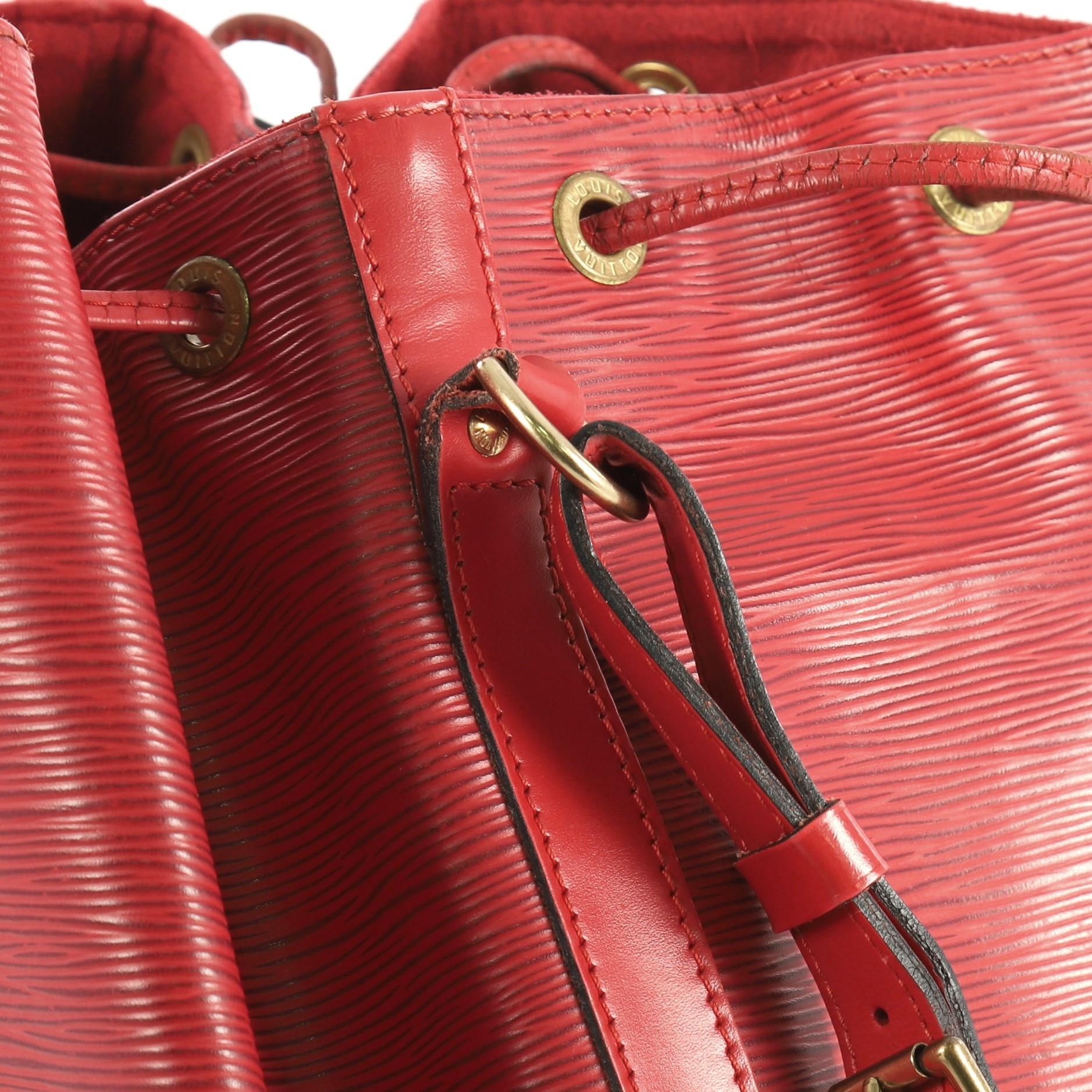 Louis Vuitton Noe Handbag Epi Leather Large 5
