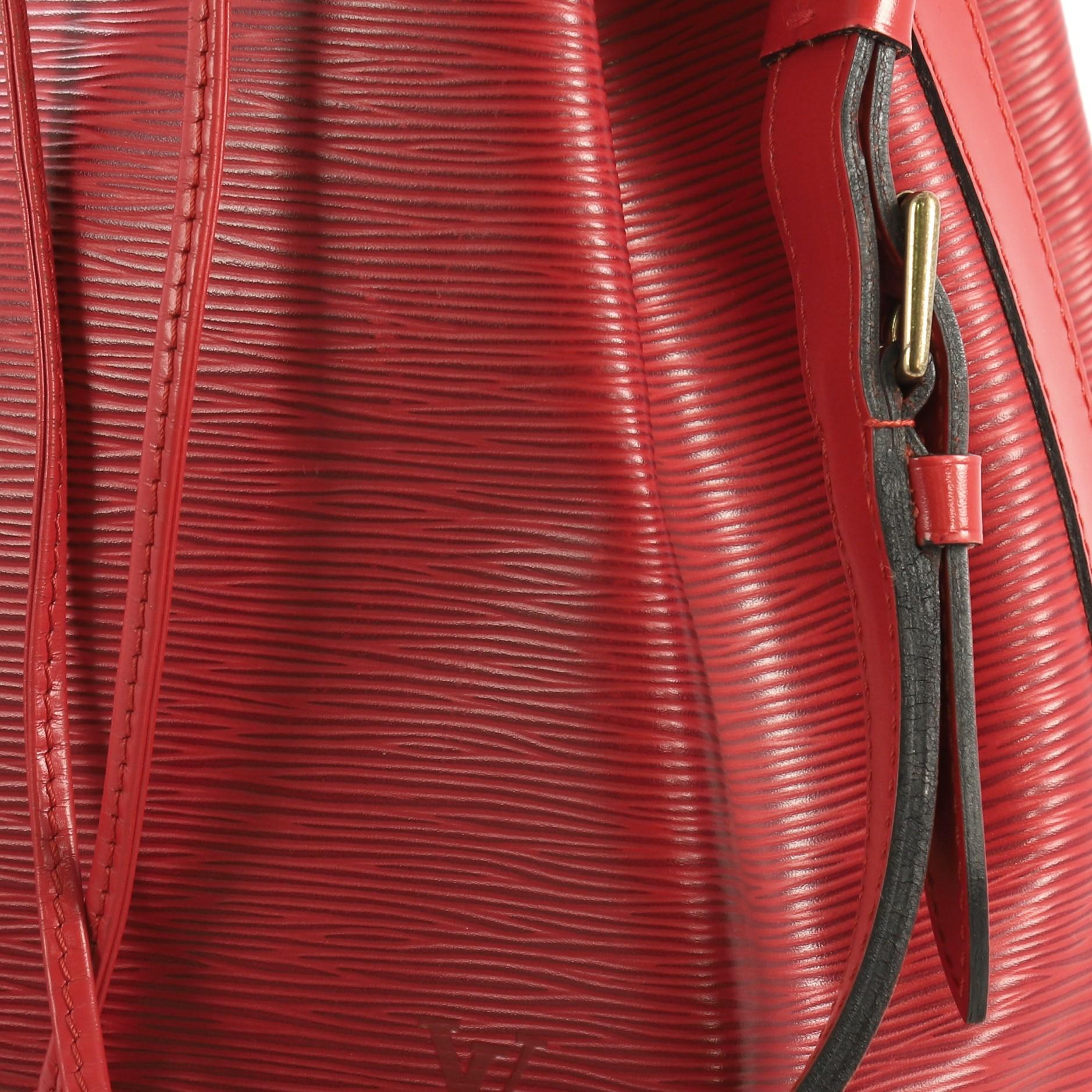 Louis Vuitton Noe Handbag Epi Leather Large 6