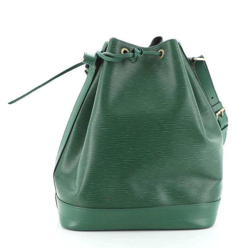 Black Louis Vuitton  Noe Handbag Epi Leather Large