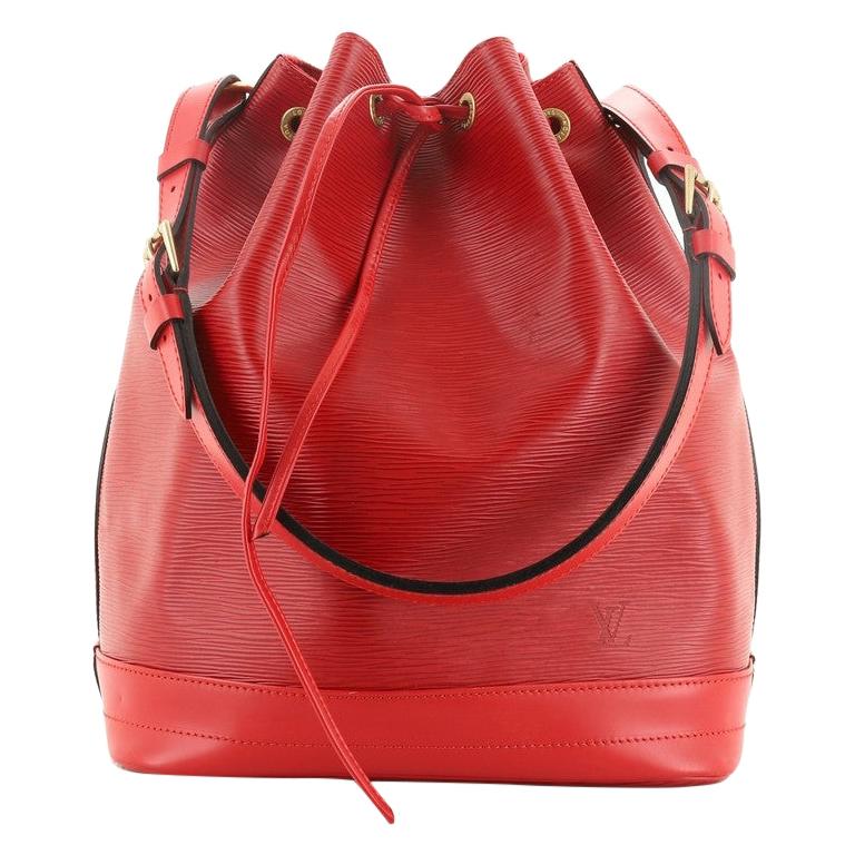 Louis Vuitton Noe Handbag Epi Leather Large For Sale at 1stdibs