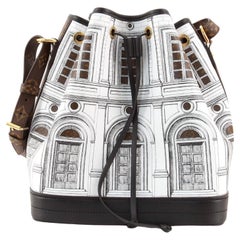 Louis Vuitton Noe Handbag Limited Edition Fornasetti Architettura Print Leather