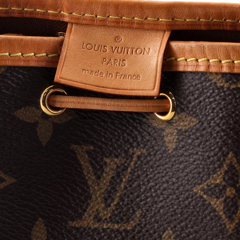 Louis Vuitton Noe Handbag Monogram Canvas Nano at 1stDibs  louis vuitton nano  noe, lv nano bucket, louis vuitton purse big letters