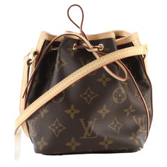 Louis Vuitton Noe Handbag Monogram Canvas Nano At 1stDibs, 53% OFF