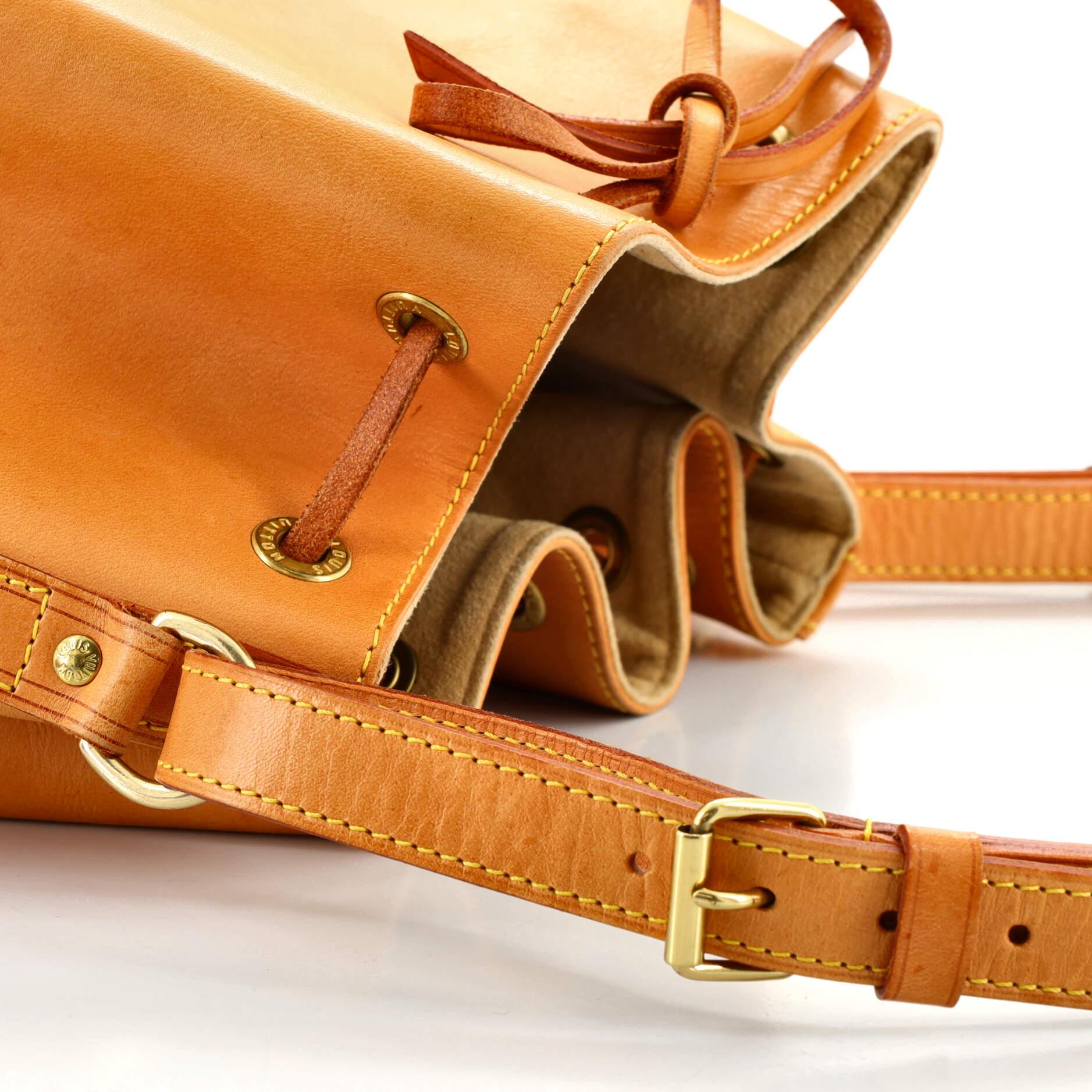 Louis Vuitton Noe Handtasche aus Vachetta-Leder Groß 3