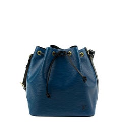 LOUIS VUITTON, Noé in blue épi leather