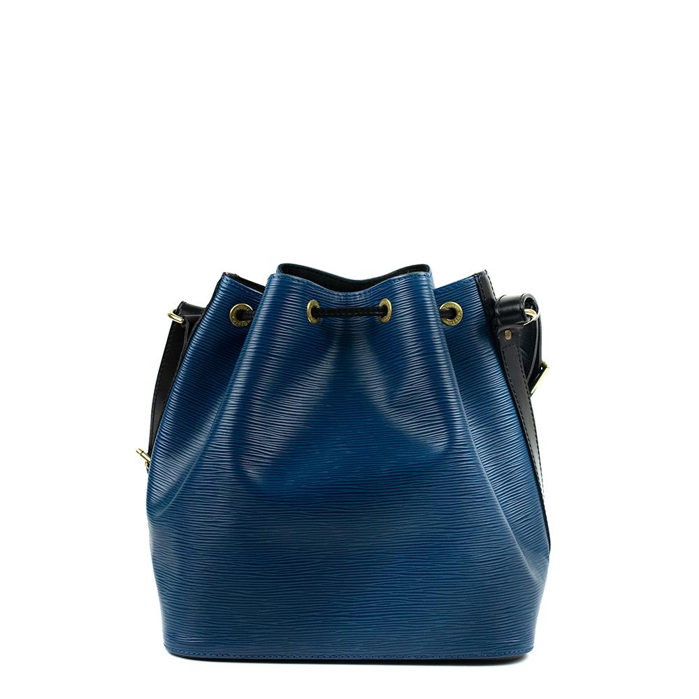 LOUIS VUITTON, Noé in blue épi leather In Good Condition For Sale In Clichy, FR