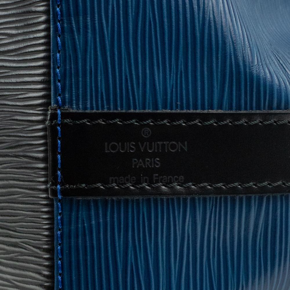 LOUIS VUITTON, Noé in blue épi leather For Sale 4