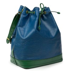 Louis Vuitton Noé in blue leather
