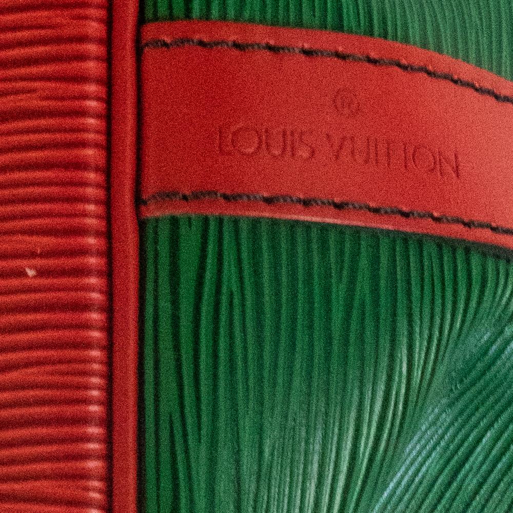 Women's Louis Vuitton, Noé in green leather