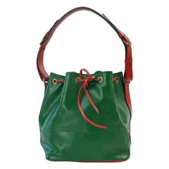 Louis Vuitton, Noé in green leather