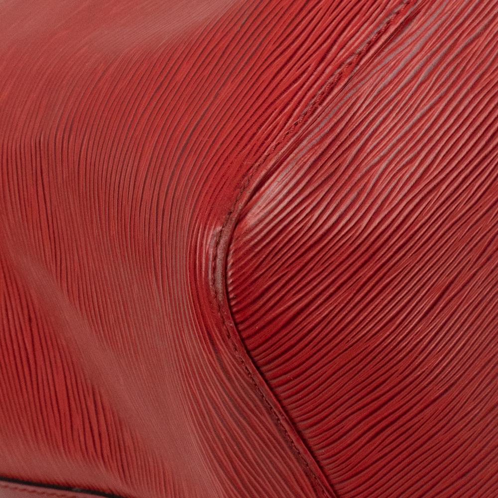 LOUIS VUITTON, Noé in red épi leather For Sale 6