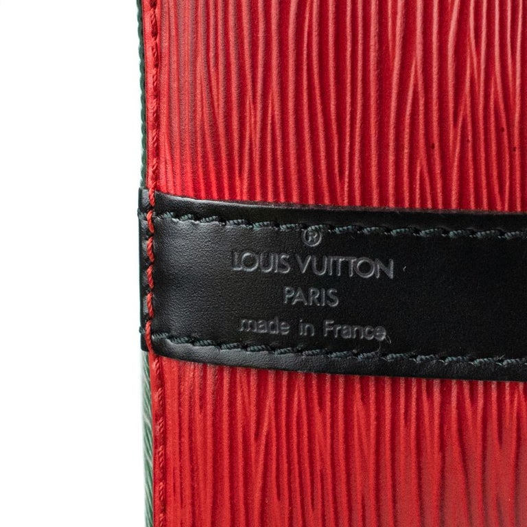 LOUIS VUITTON, Noé in red épi leather 2
