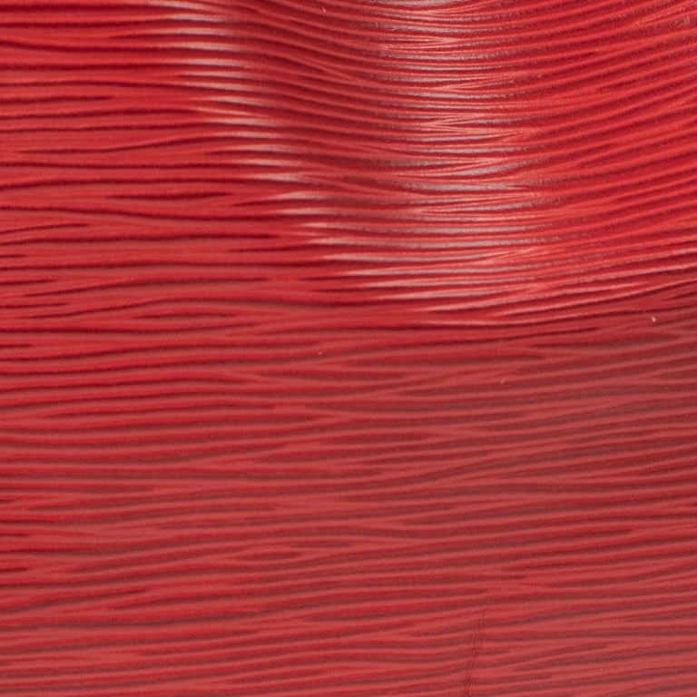 LOUIS VUITTON, Noé in red épi leather 3