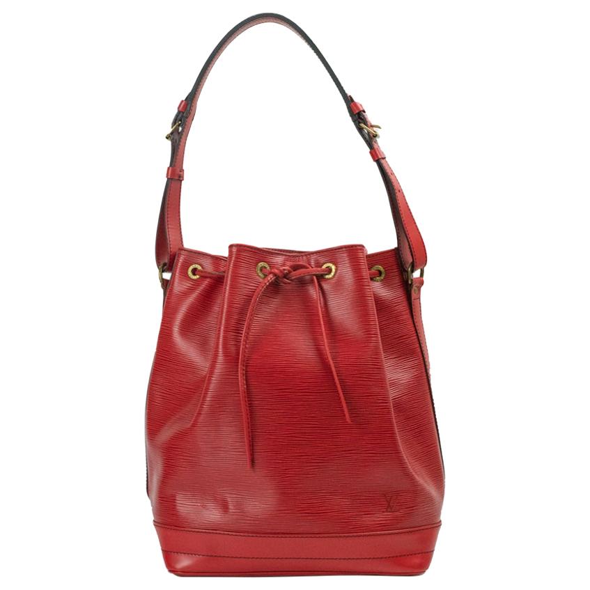 Vintage Louis Vuitton Cluny Red Epi Leather Shoulder Bag at 1stDibs ...