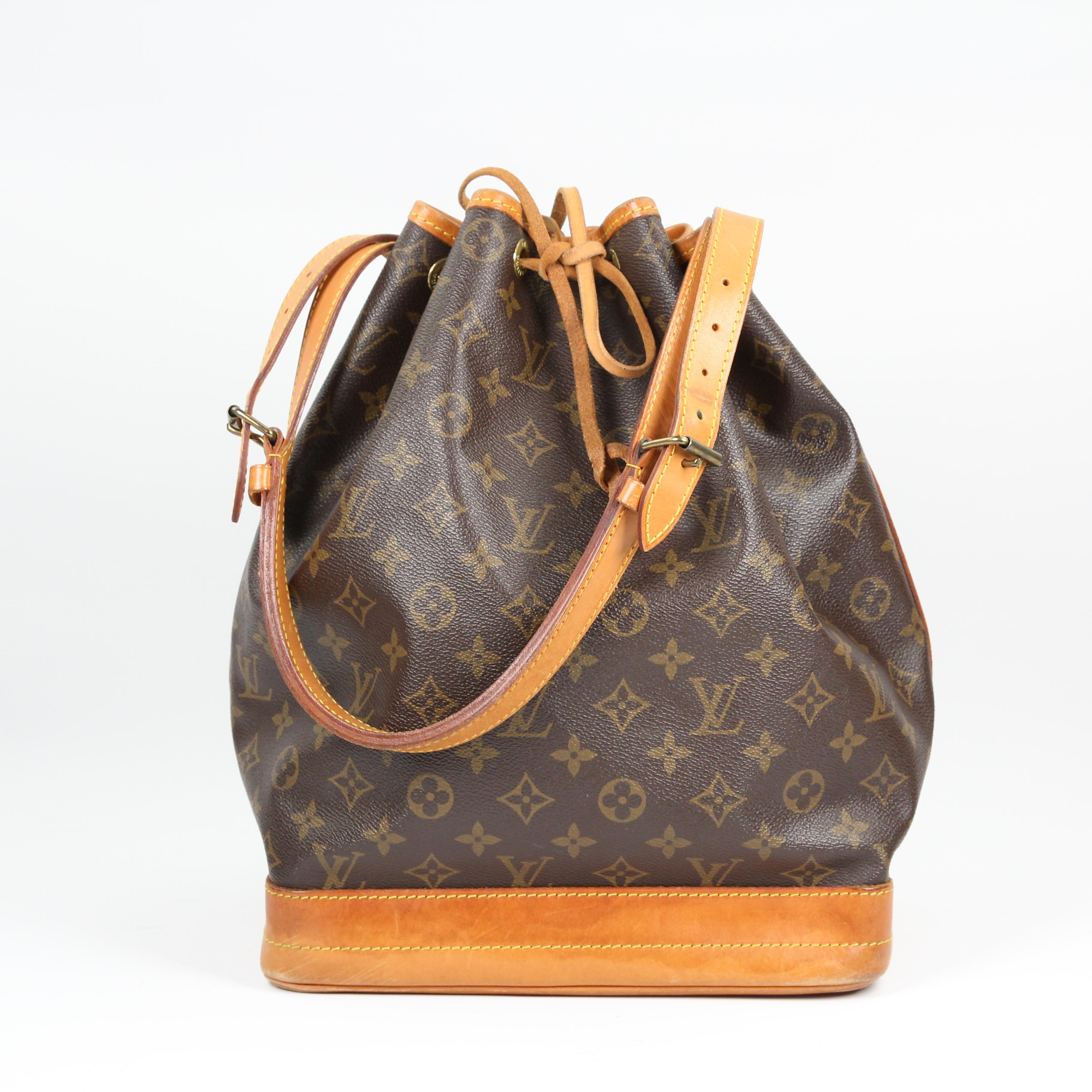 Louis Vuitton Noé leather shoulder bag For Sale 9