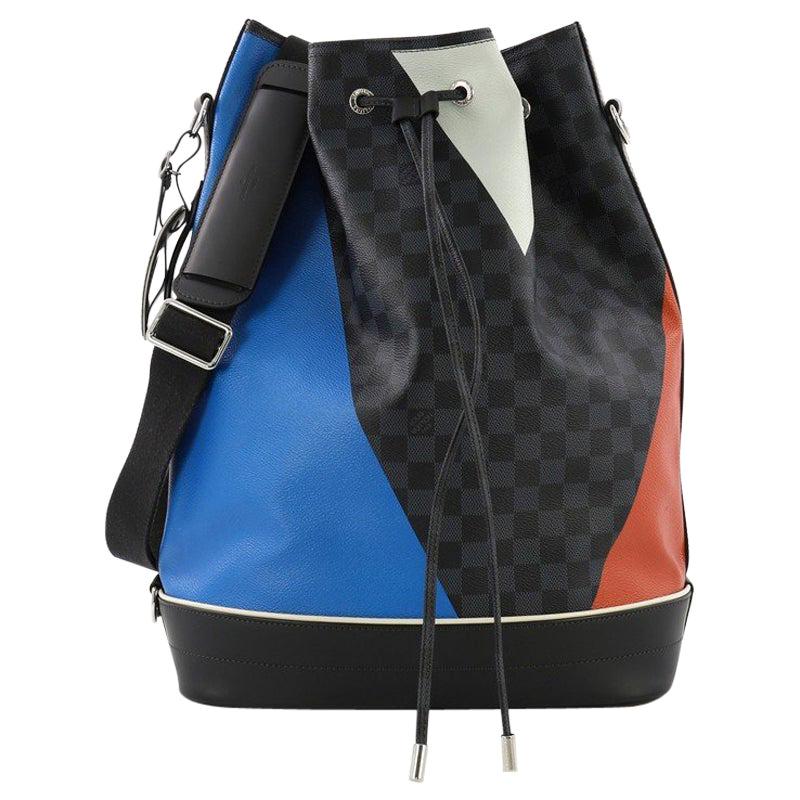 Louis Vuitton Noe Marin Handbag Regatta Damier Cobalt