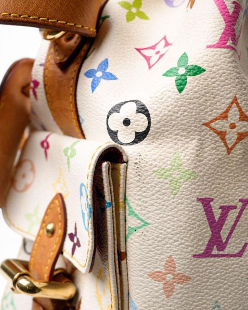Louis Vuitton Noah MM Multicolor White For Sale 7