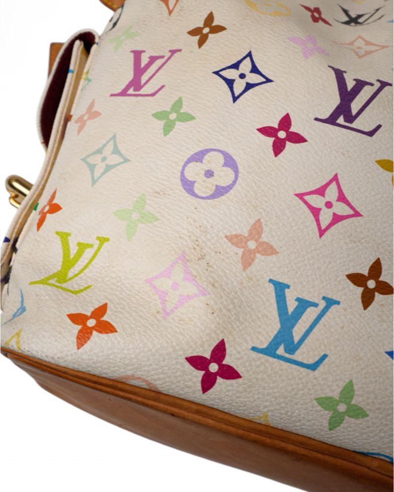 Louis Vuitton Noah MM Multicolor White For Sale 4