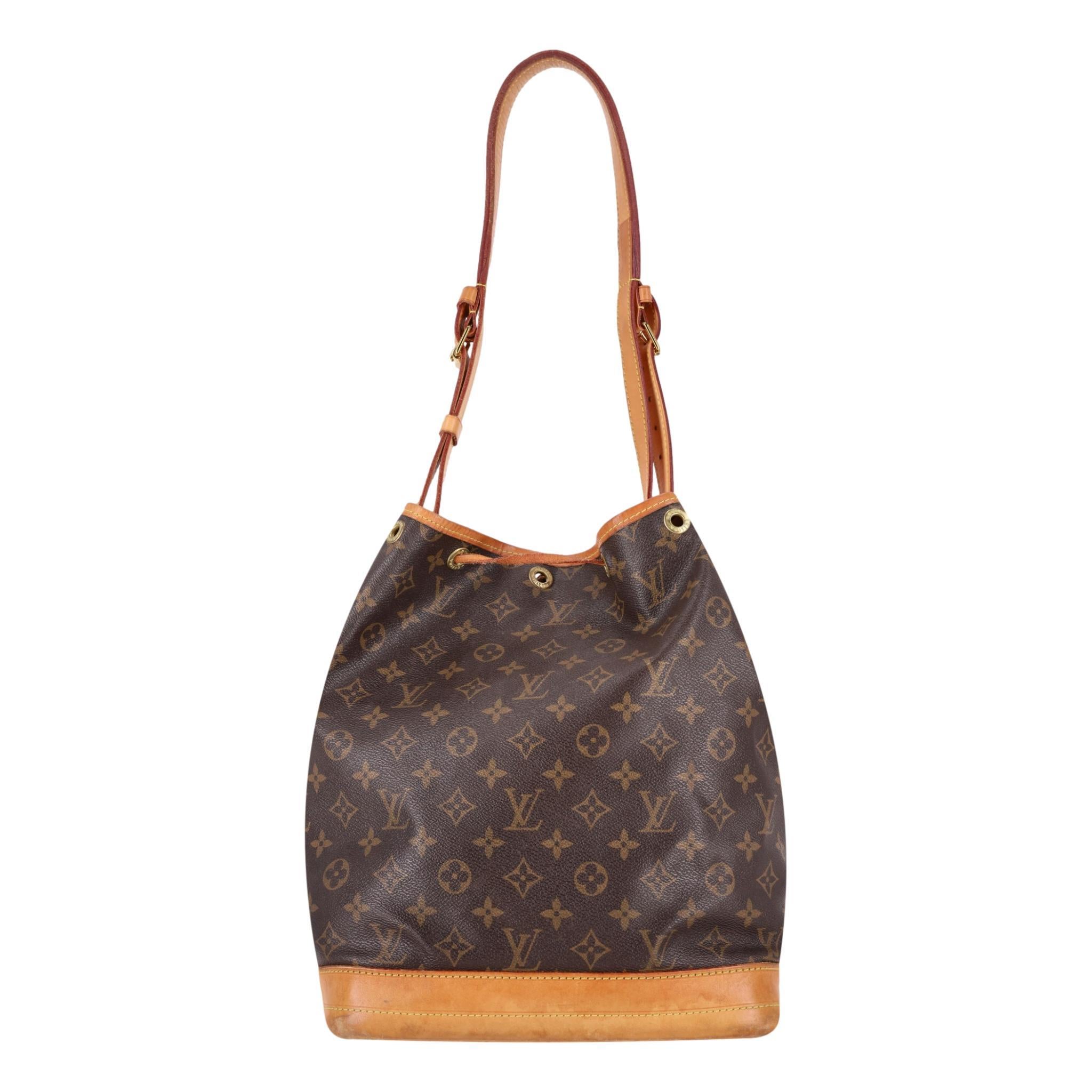 Louis Vuitton Noe Monogram Coated Canvas Bucket Bag In Fair Condition In London, GB