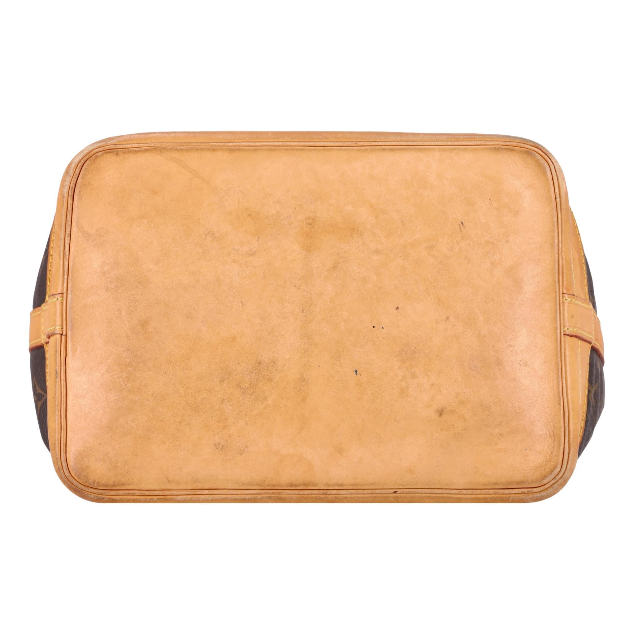 Women's Louis Vuitton Noe Monogram Coated Canvas Bucket Bag