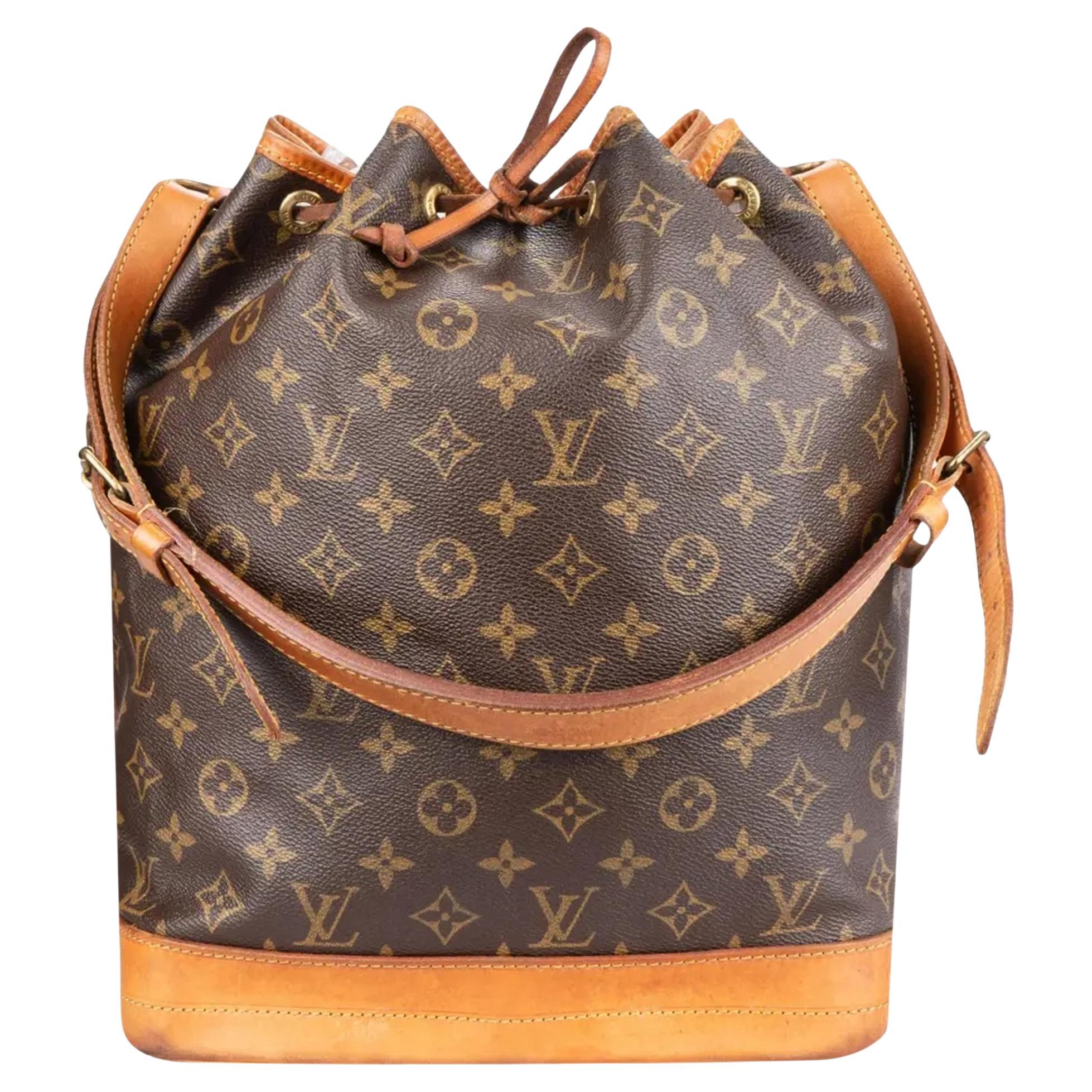 Louis Vuitton Noe Monogram Coated Canvas Bucket Bag