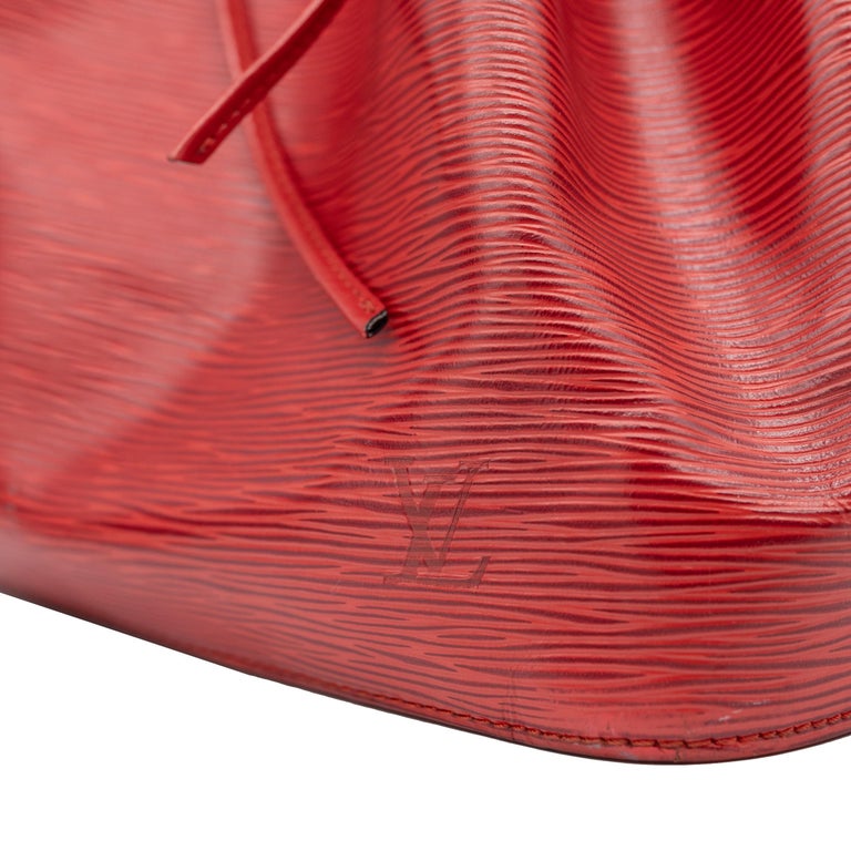 1993 Louis Vuitton Red Epi Leather Noé Bucket Bag - Louis Vuitton