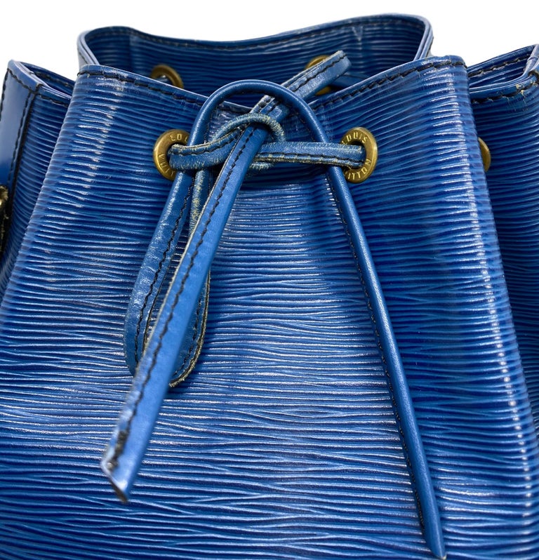 Louis Vuitton Blue EPI Noe GM