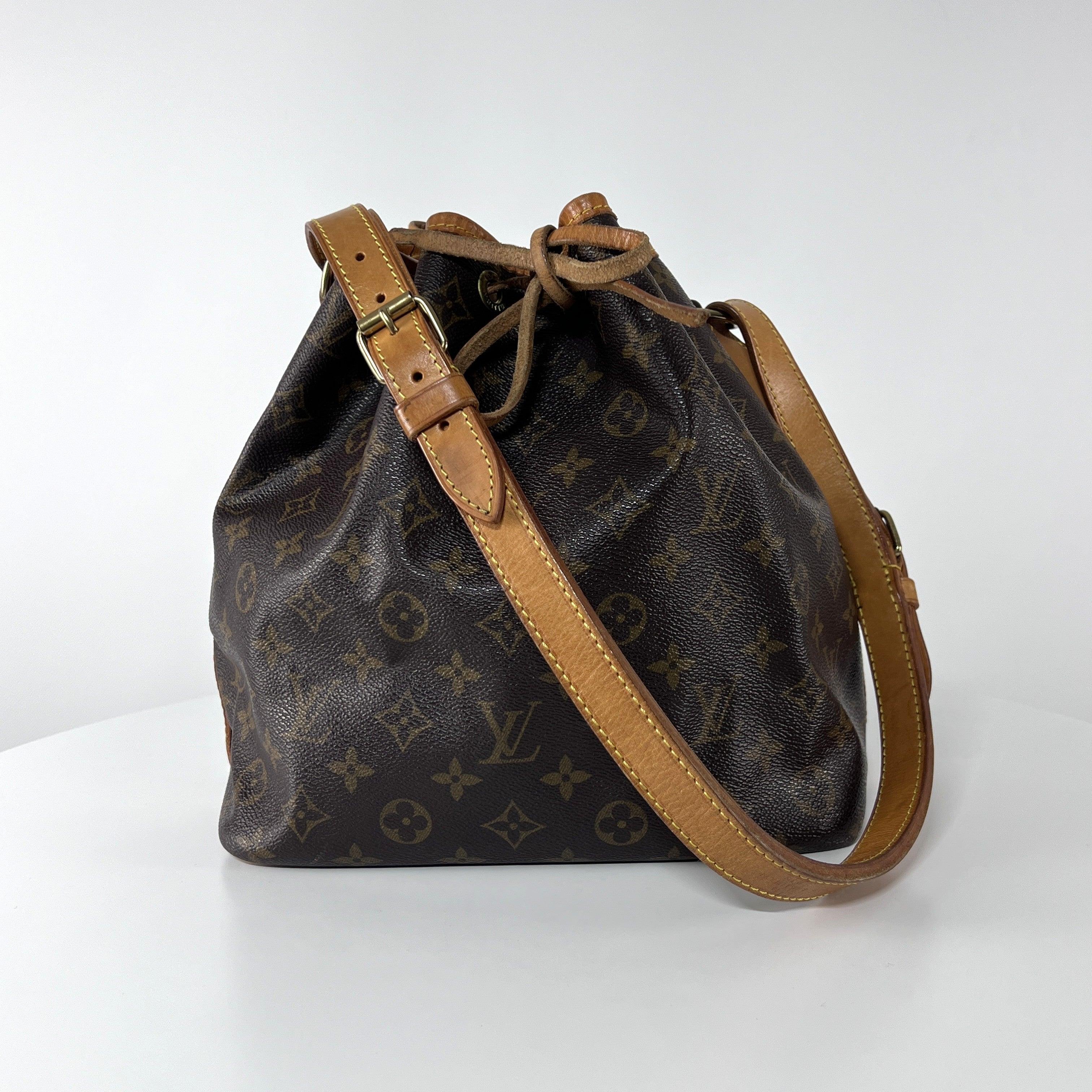 Louis Vuitton Noé PM Shoulder Bag Monogram Canvas Silver 1994 Unisexe en vente