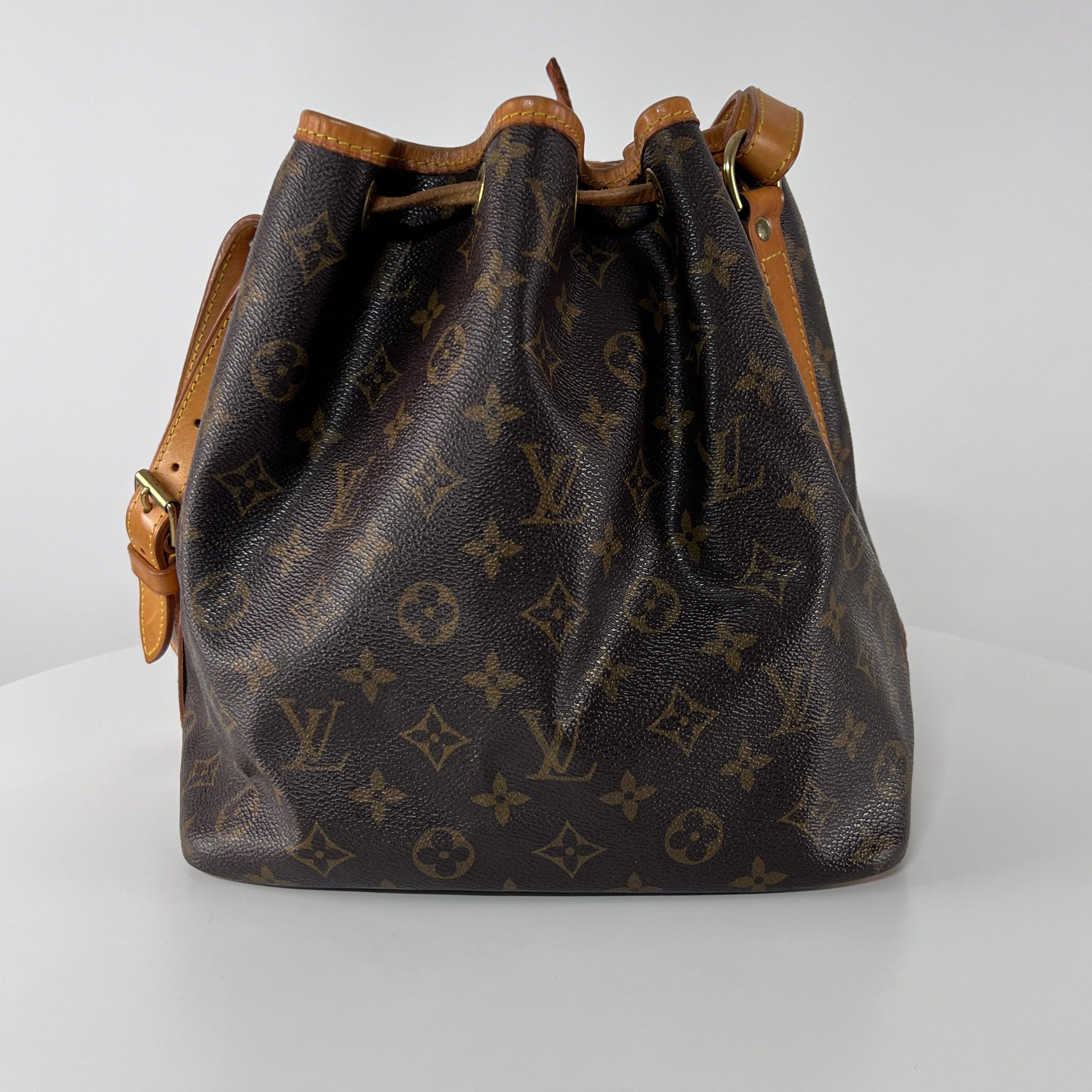 Louis Vuitton Noé PM Shoulder Bag Monogram Canvas Silver 1994 en vente 2