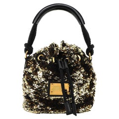 Louis Vuitton Noe Rococo Handbag Sequins Mini