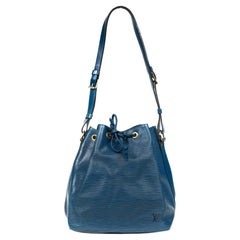 LOUIS VUITTON, Noé Retro in blue épi leather