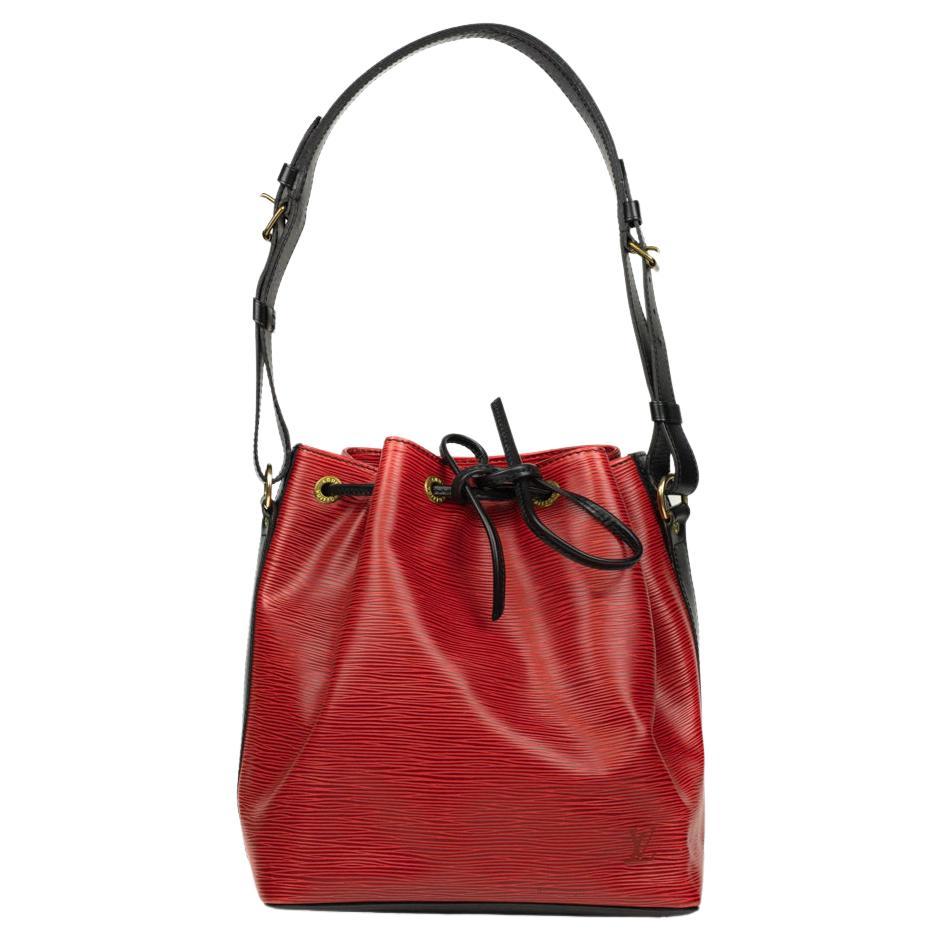 LOUIS VUITTON, Noé Vintage in red épi leather For Sale