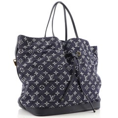 Louis Vuitton Noefull Handtasche aus Denim MM