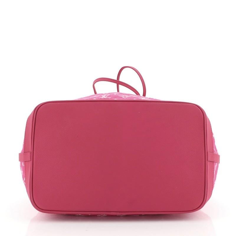 Louis Vuitton Noefull Handbag Denim MM  In Good Condition In NY, NY