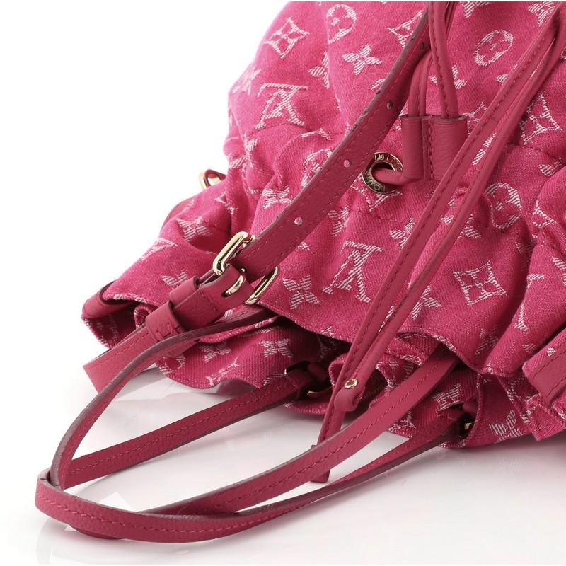 Louis Vuitton Noefull Handbag Denim MM  2