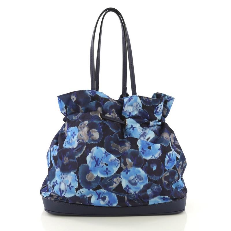 Black Louis Vuitton Noefull Handbag Ikat Nylon MM