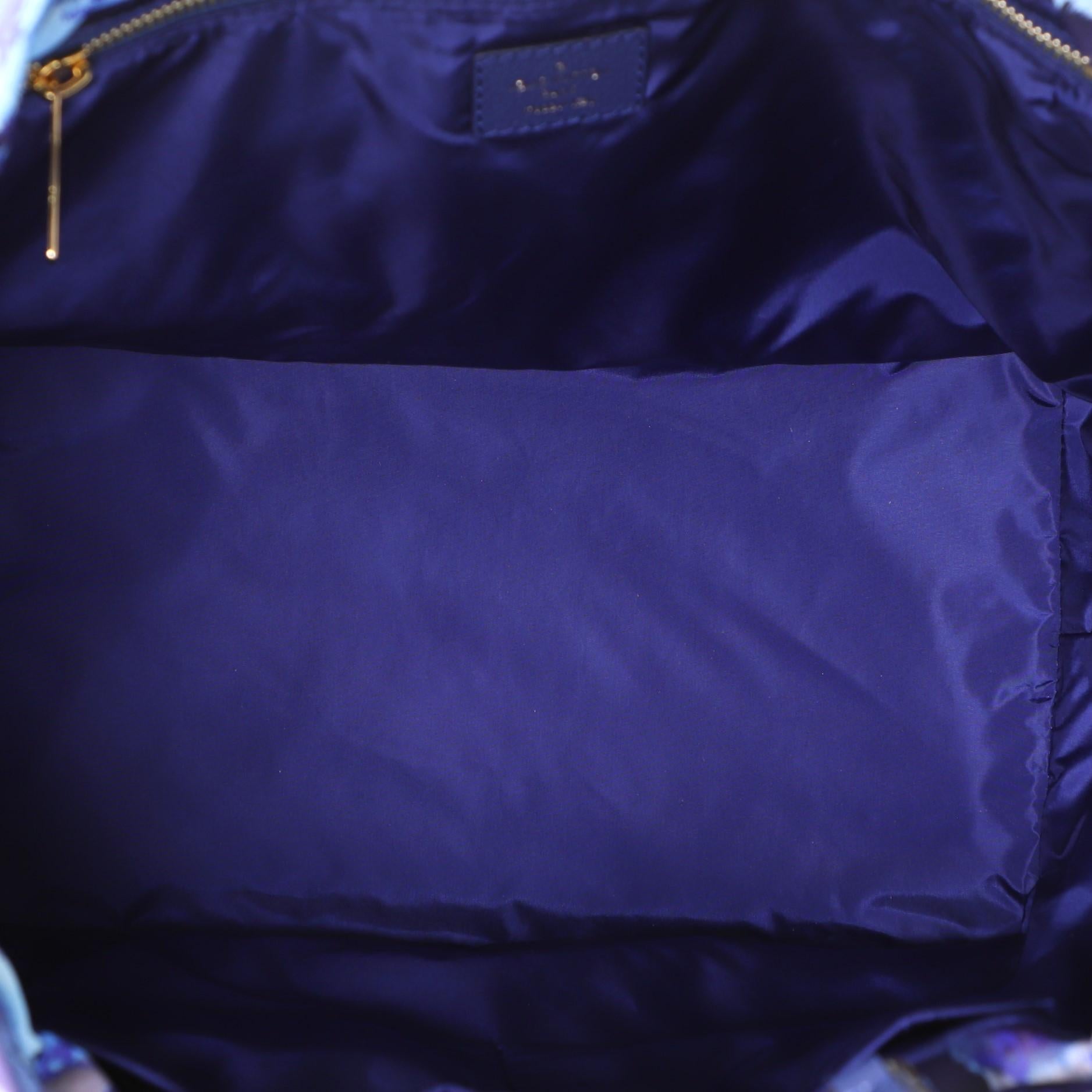 Louis Vuitton Noefull Handbag Ikat Nylon MM 1