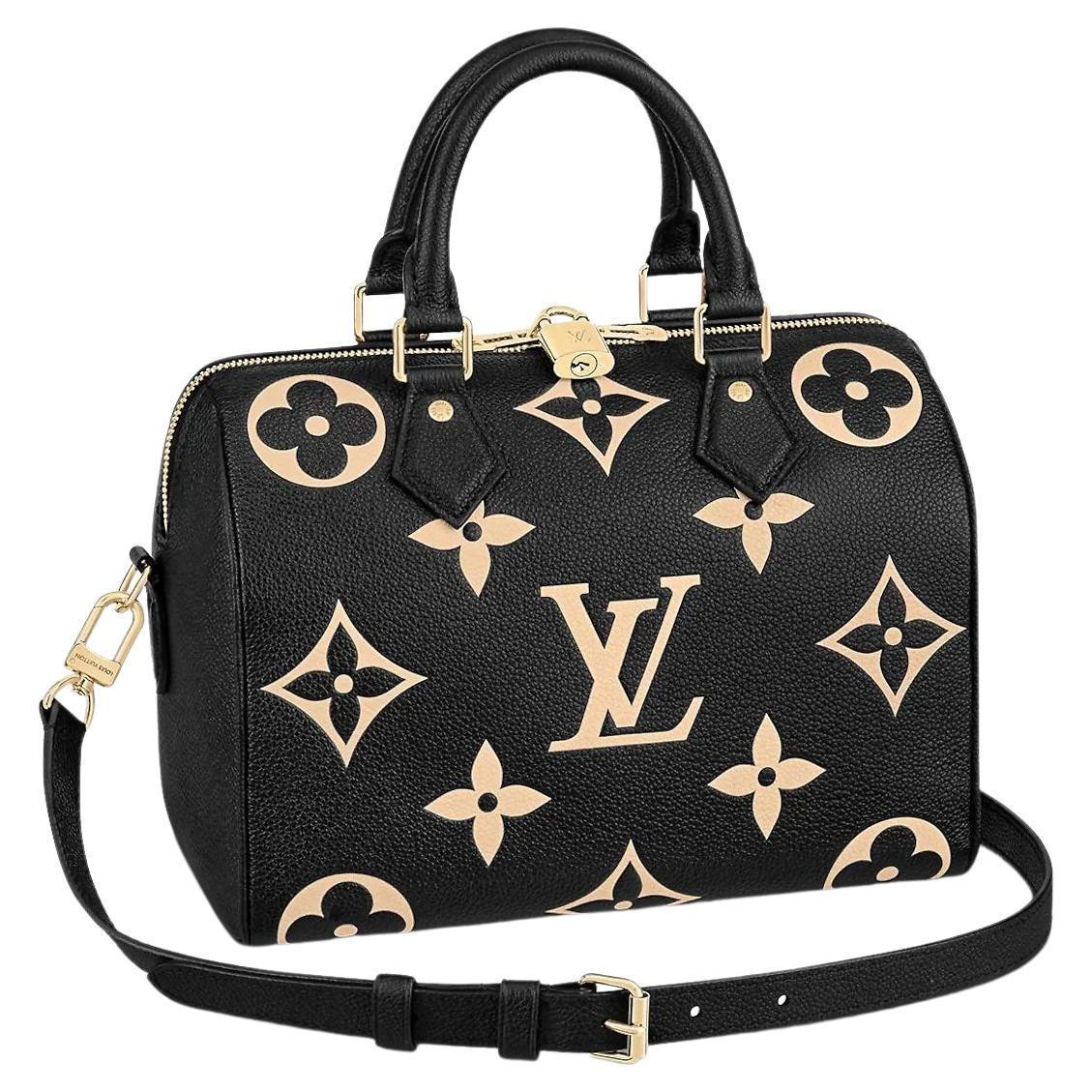 Louis Vuitton Speedy Bandouliere 25 Beige in Coated Canvas with Gold-tone -  US