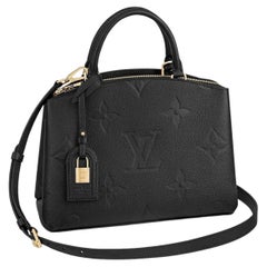 Louis Vuitton Noir/Black Monogram Empreinte Leather Petit Palais Bag