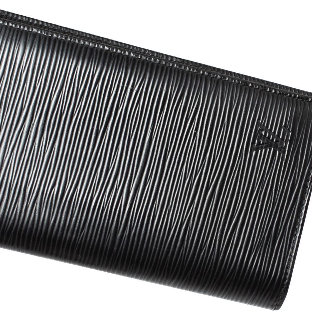 Louis Vuitton Noir Epi Leather Brazza Wallet 4