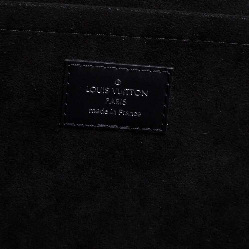 Louis Vuitton Noir Epi Leather Pochette Jour GM Clutch 2