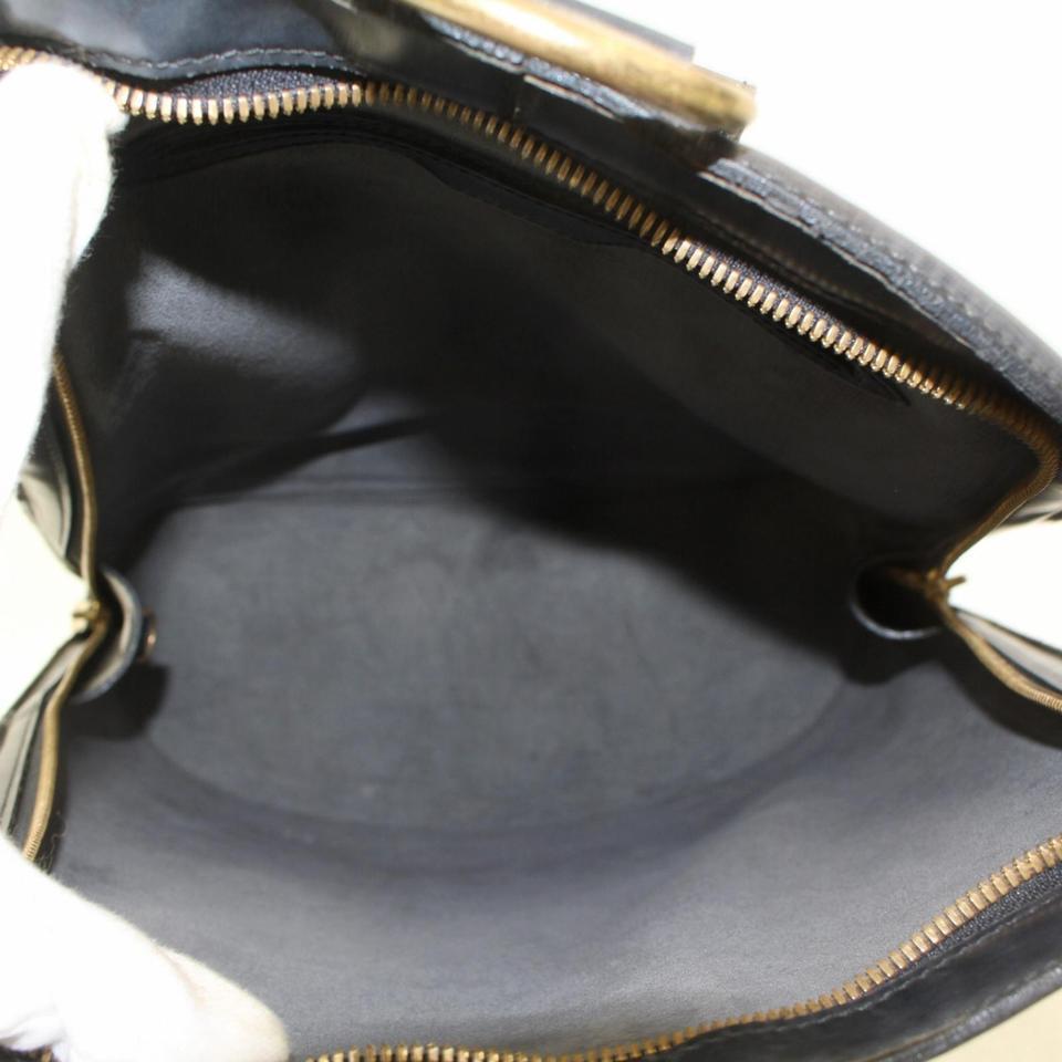 Louis Vuitton Noir Gobelins 869305 Black Leather Backpack In Good Condition For Sale In Forest Hills, NY