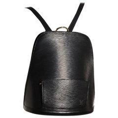 Louis Vuitton Noir Gobelins 869305 Black Leather Backpack