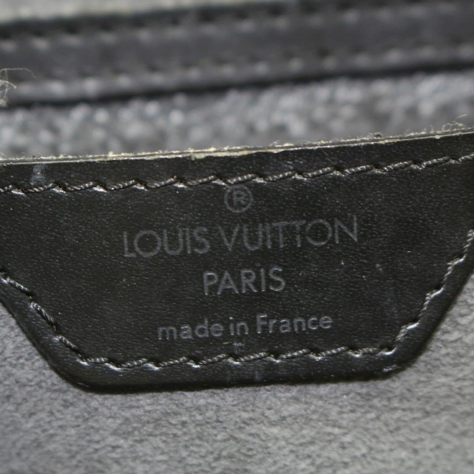 Louis Vuitton Noir Gobelins 870173 Black Leather Backpack For Sale 7