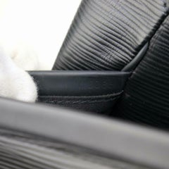 Louis Vuitton Noir Matsy 870348 Black Leather Shoulder Bag