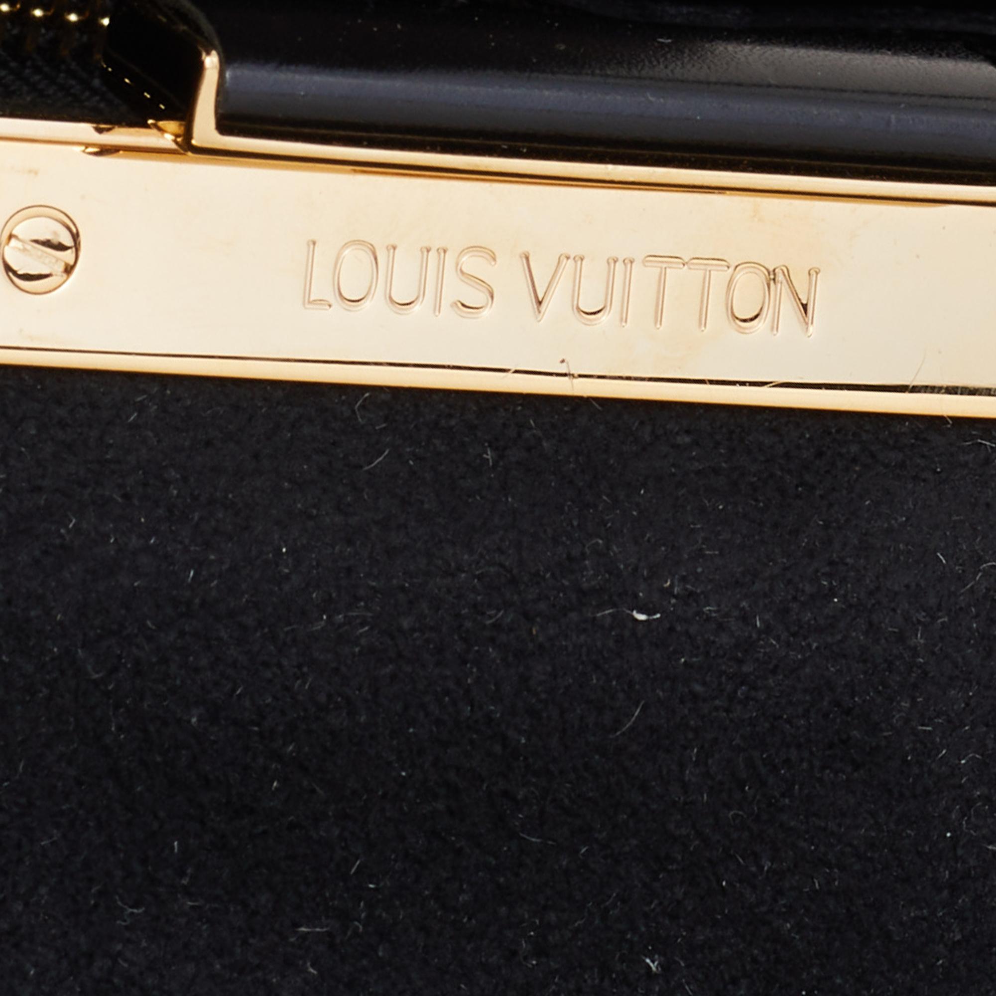 Louis Vuitton Noir Monogram Canvas Limited Edition Mirage Griet Bag 3